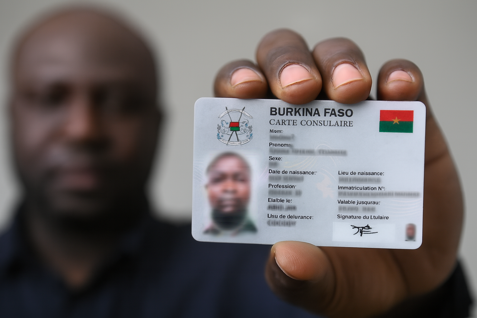 Carte Consulaire Biométrique du Burkina Faso